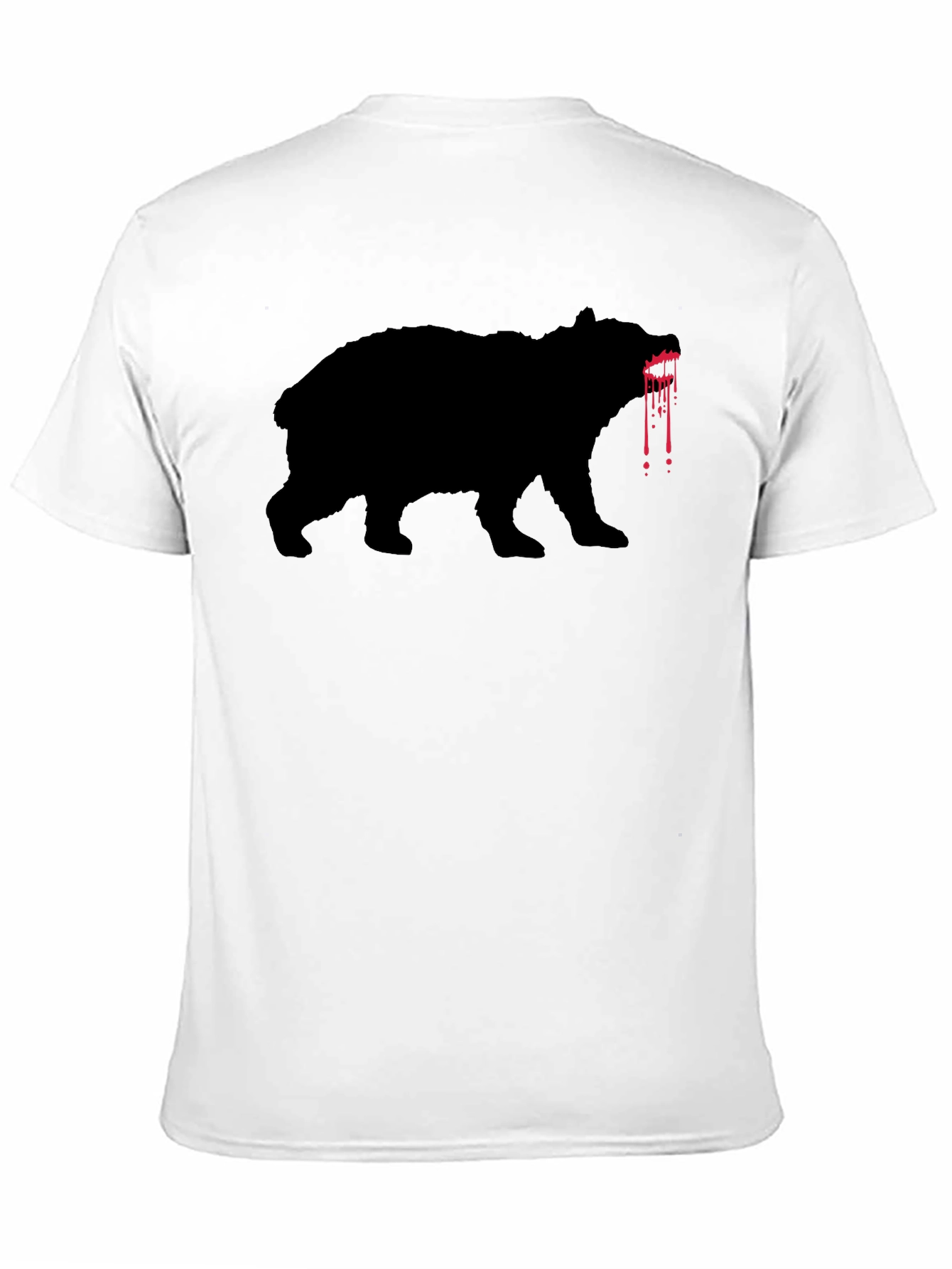 Bloody Bear Graphic Tee - Mens Black T-Shirt
