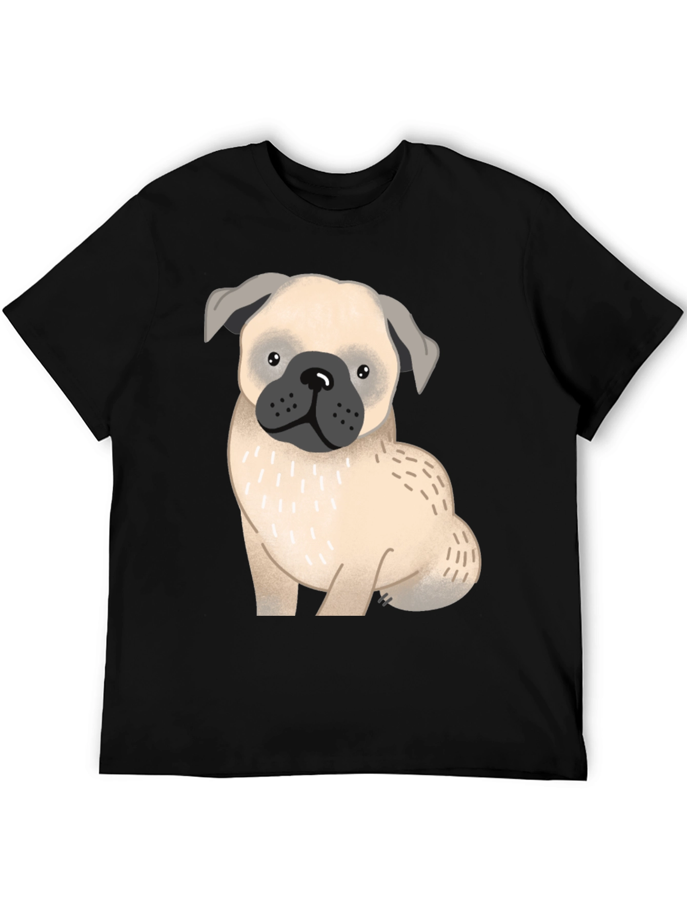 Pug Dog Graphic T-Shirt - Unisex Cotton Tee