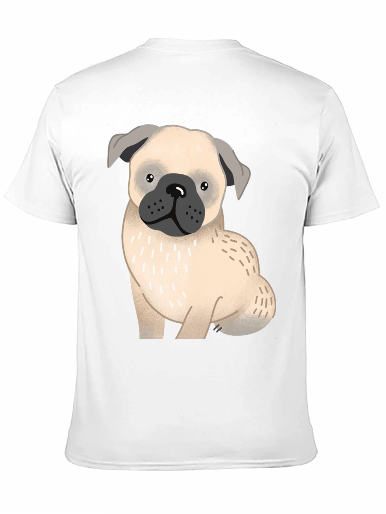 Pug Dog Graphic T-Shirt - Unisex Cotton Tee