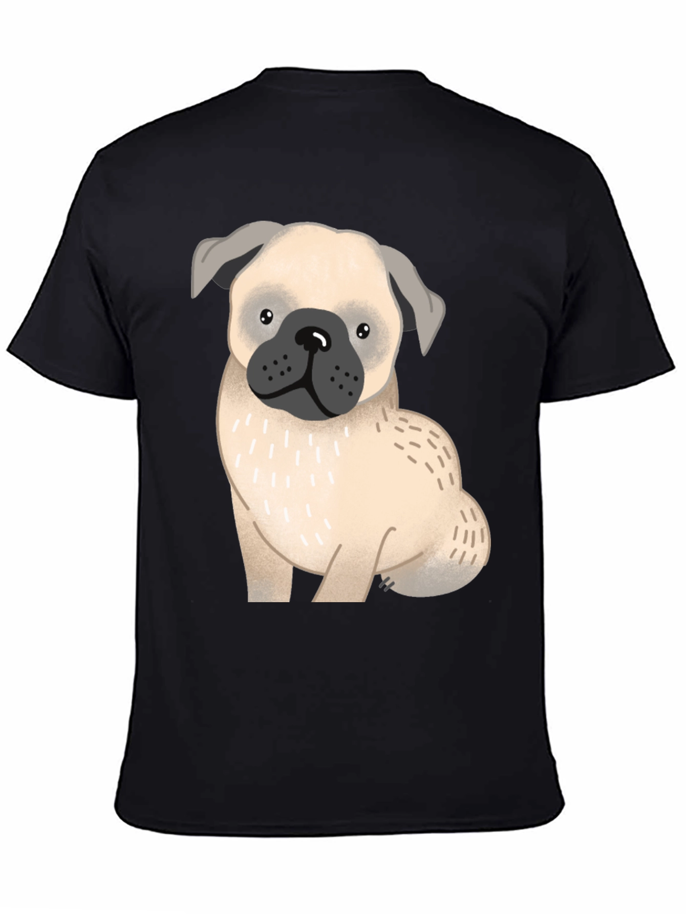 Pug Dog Graphic T-Shirt - Unisex Cotton Tee