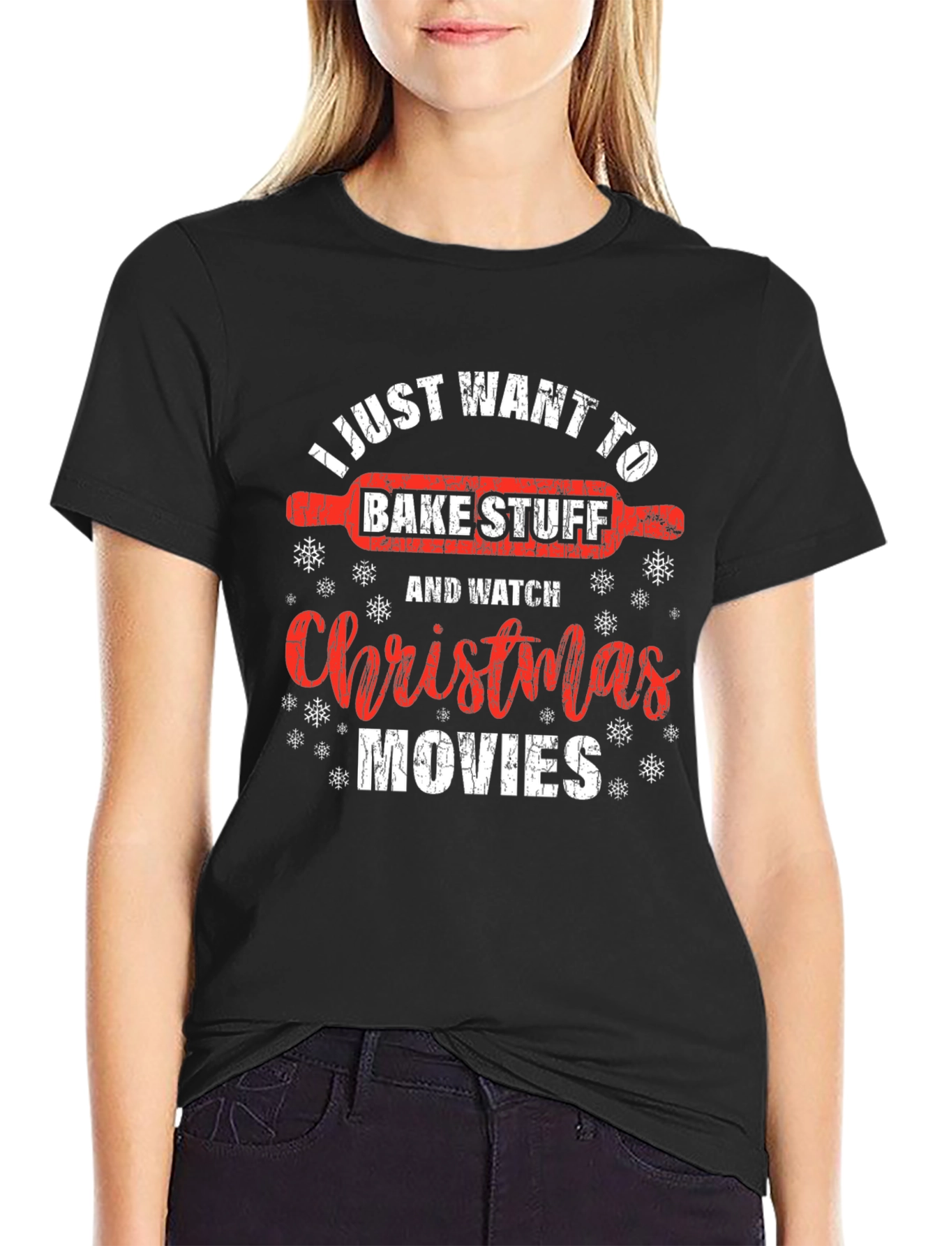 Baking & Christmas Movie T-Shirt