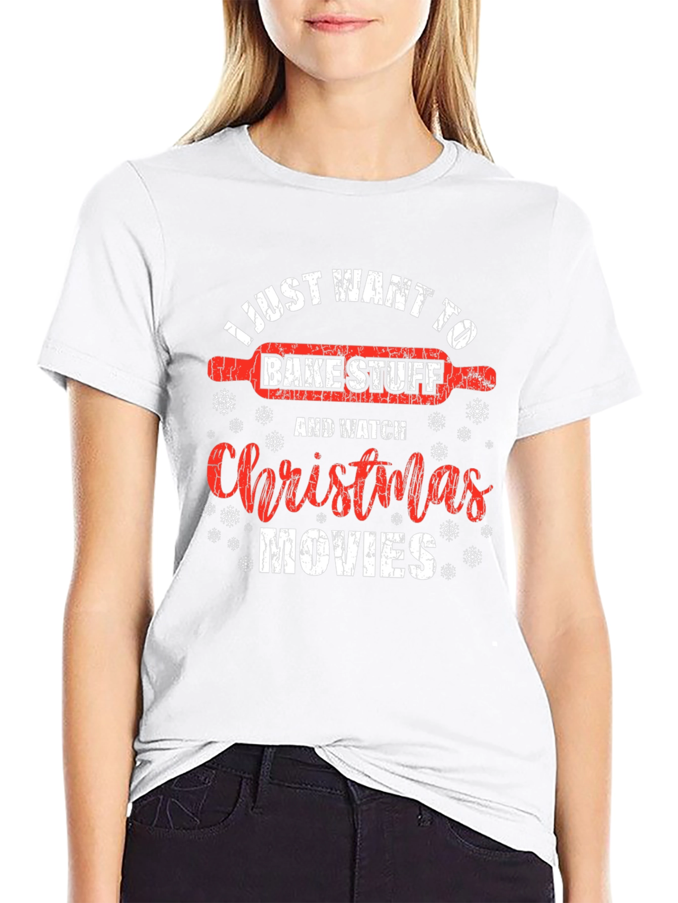Baking & Christmas Movie T-Shirt
