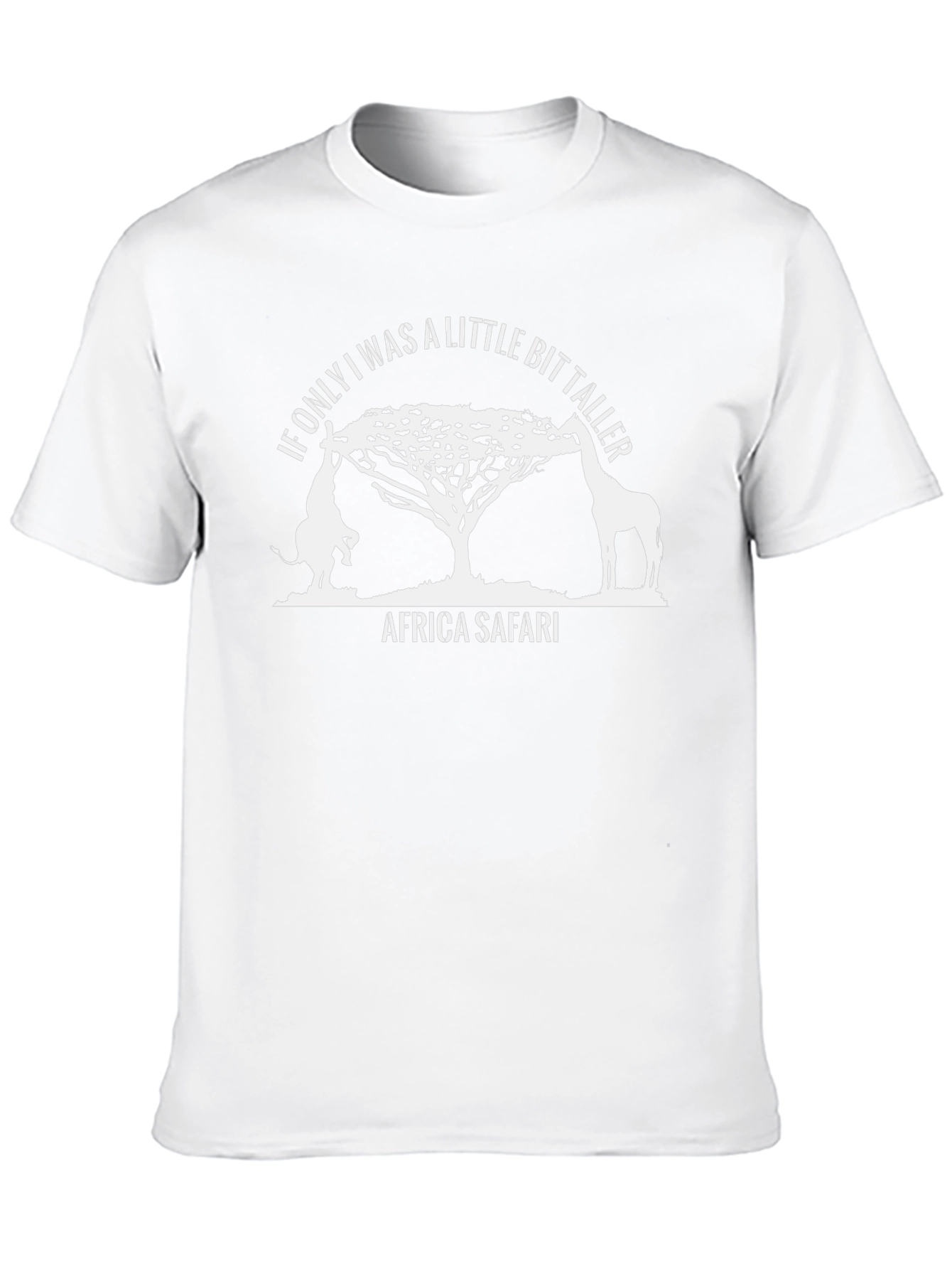 Africa Safari Giraffe Graphic T-Shirt