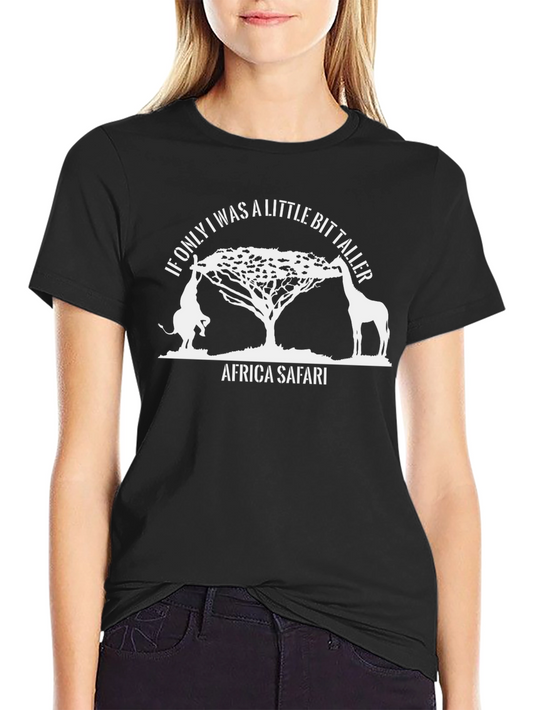 Africa Safari Giraffe Graphic T-Shirt