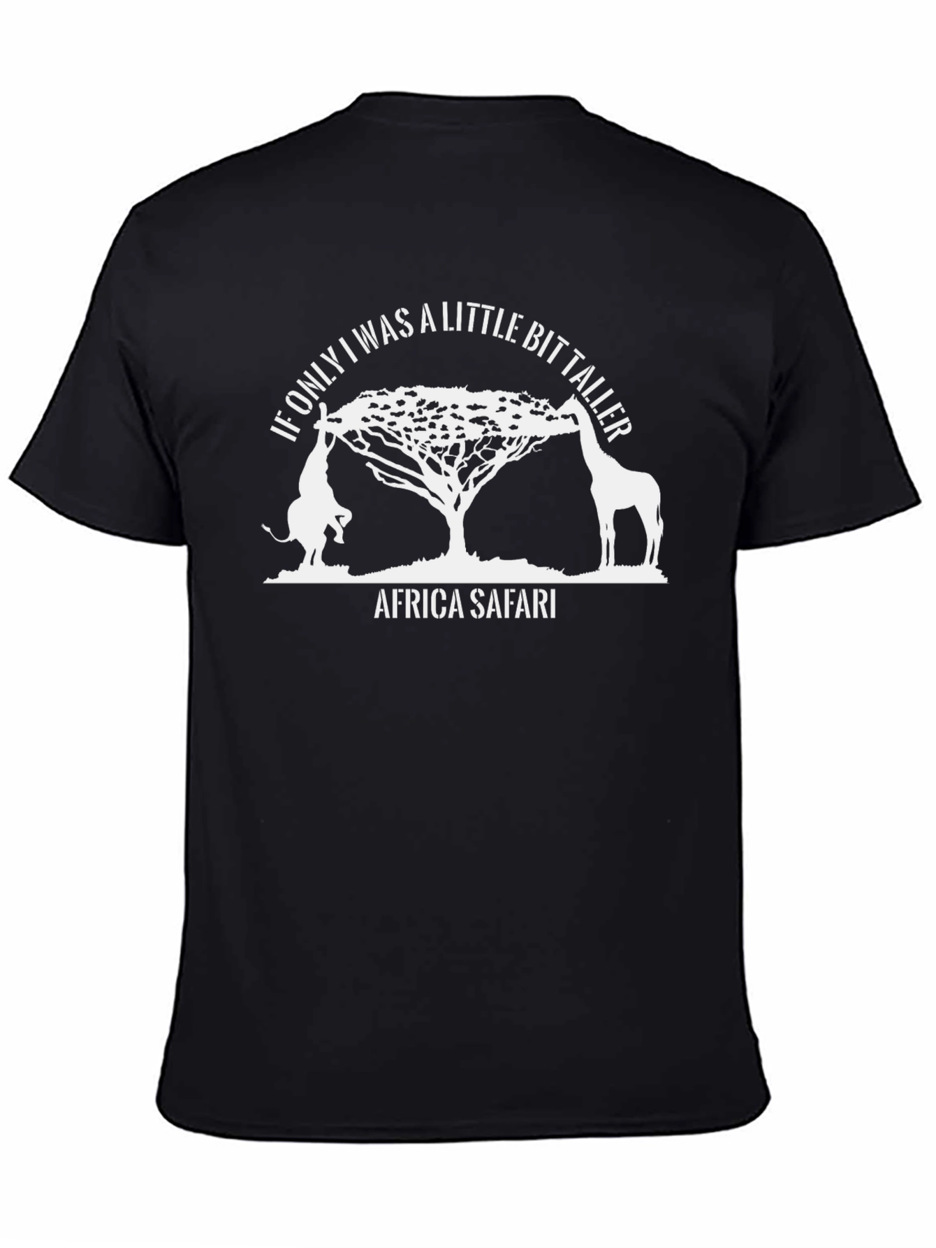 Africa Safari Giraffe Graphic T-Shirt