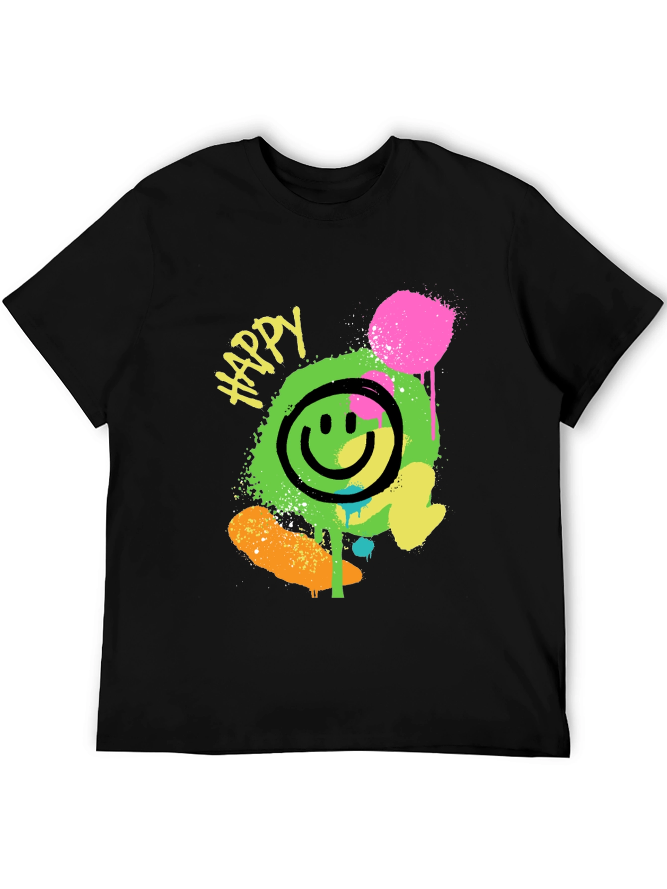 Happy Smiley Face Graphic Tee