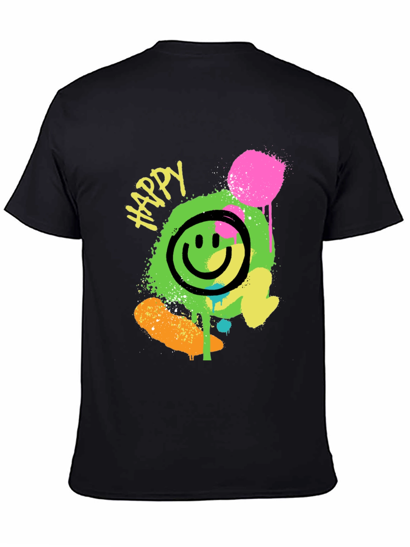 Happy Smiley Face Graphic Tee