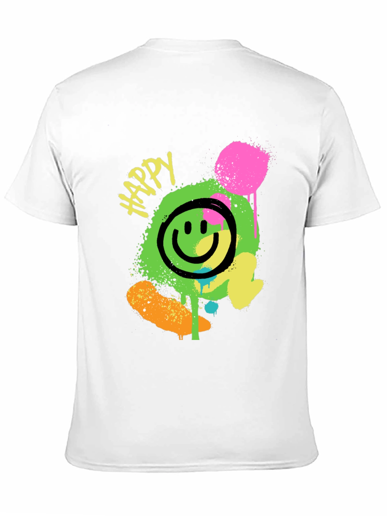 Happy Smiley Face Graphic Tee