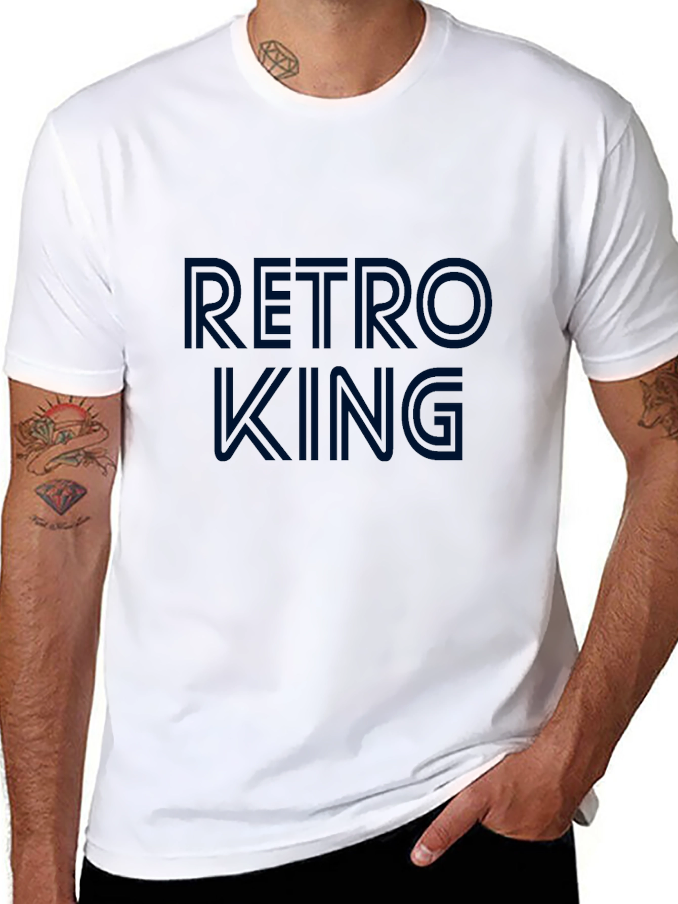 Retro King Graphic Tee - Stylish & Comfortable