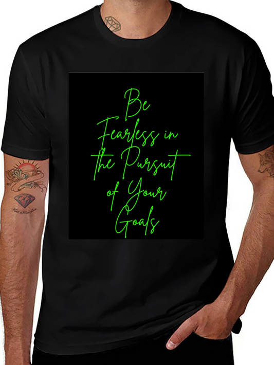 Fearless Pursuit Graphic Tee - Motivational T-Shirt