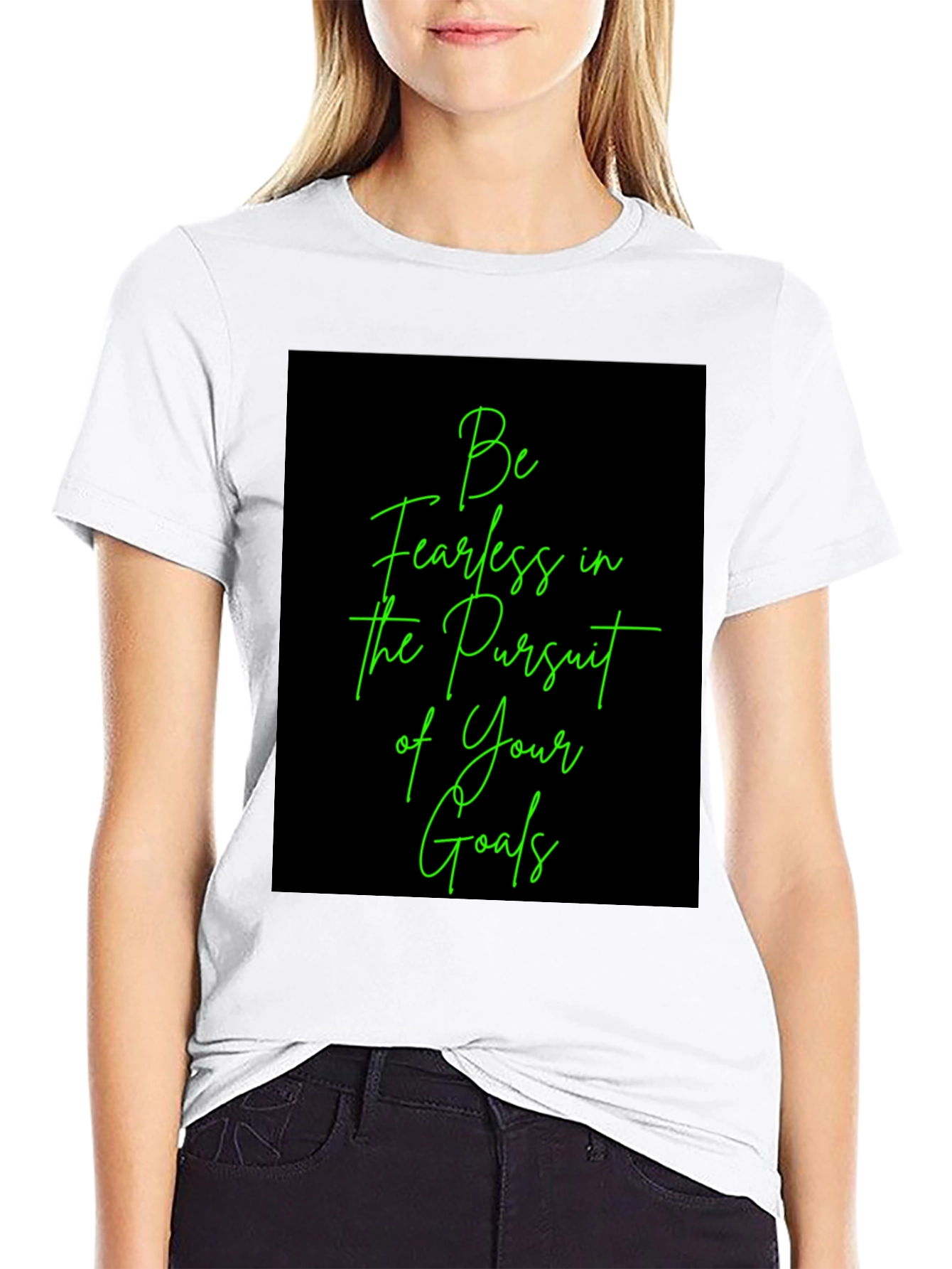 Fearless Pursuit Graphic Tee - Motivational T-Shirt