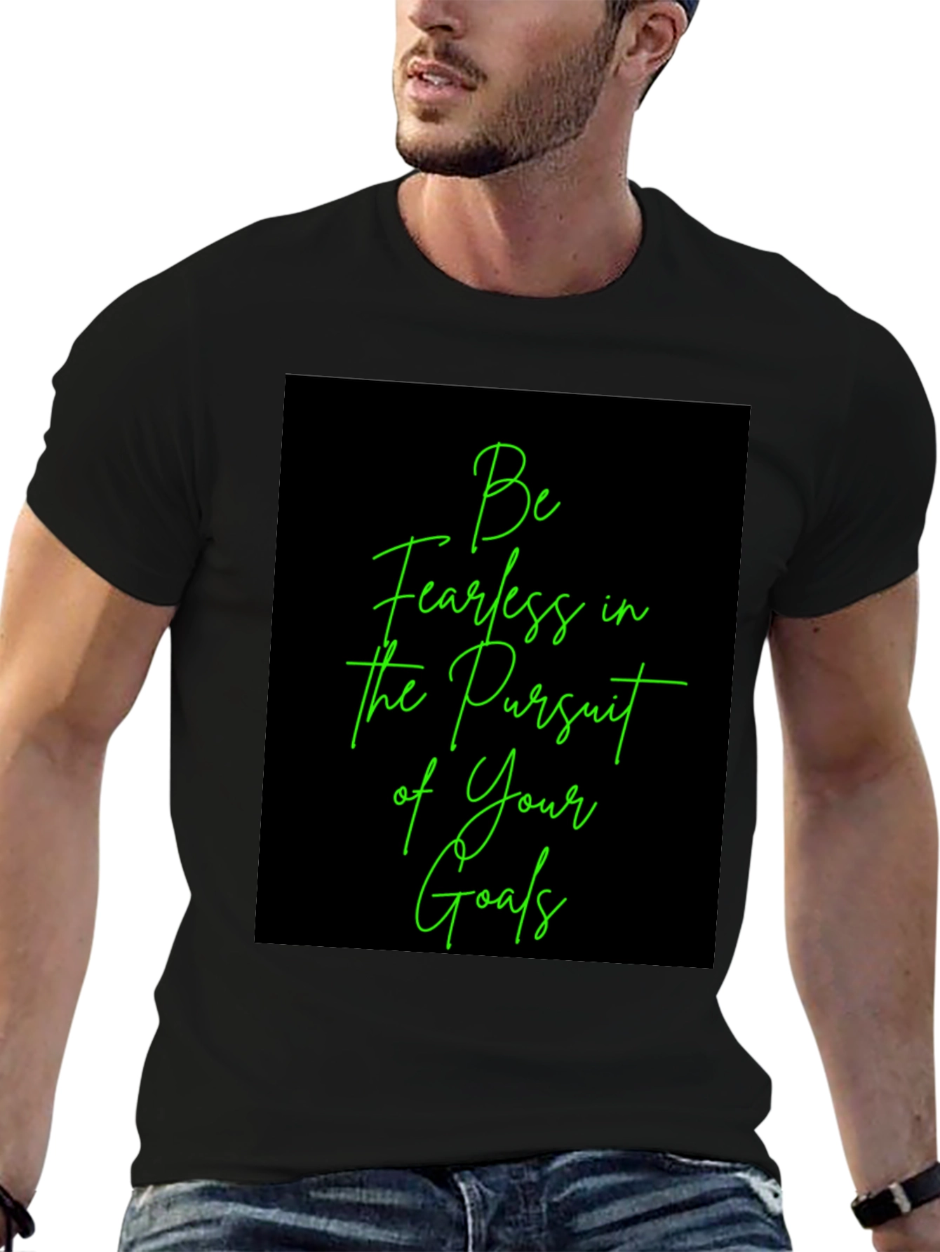 Fearless Pursuit Graphic Tee - Motivational T-Shirt