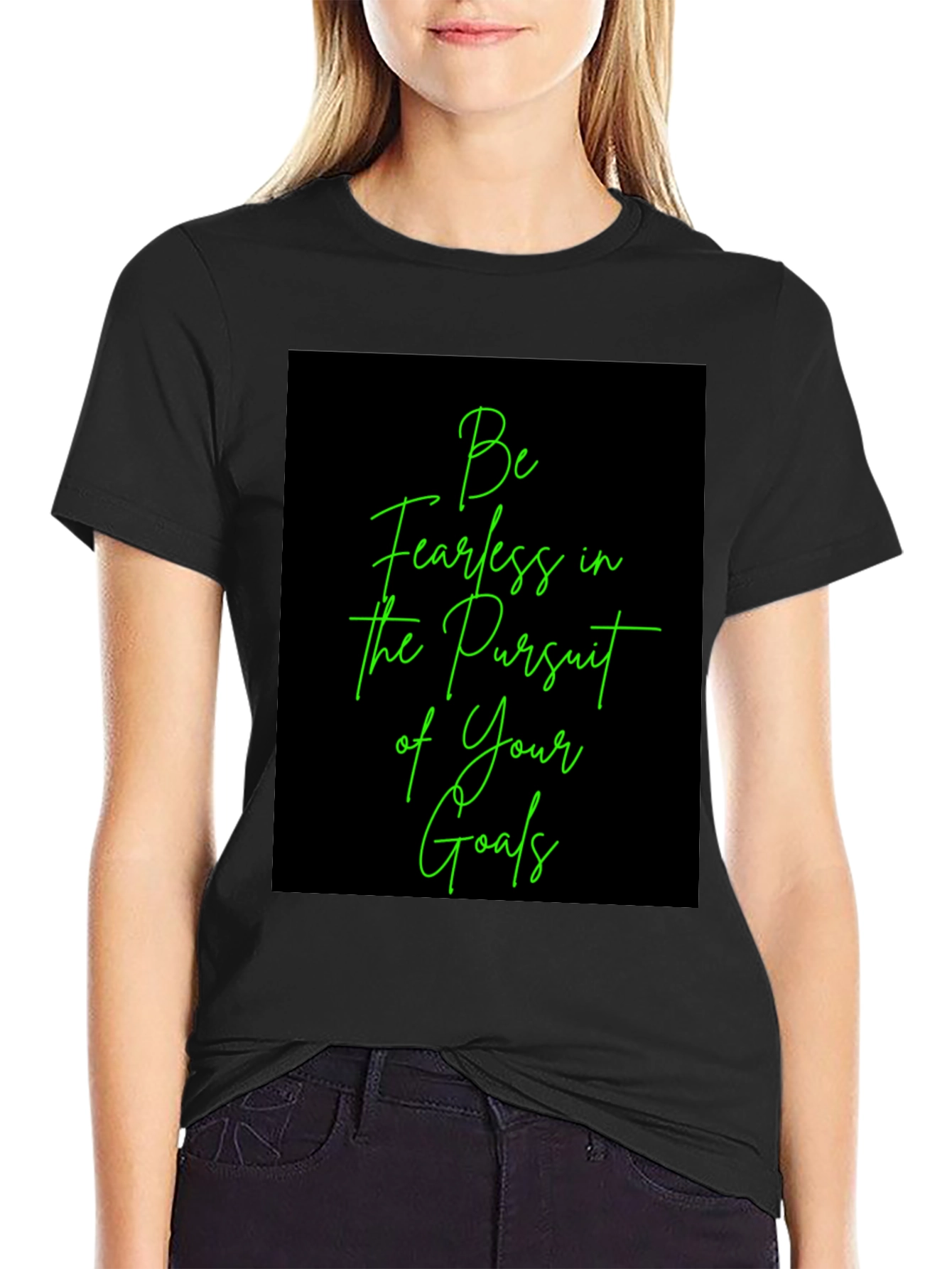 Fearless Pursuit Graphic Tee - Motivational T-Shirt