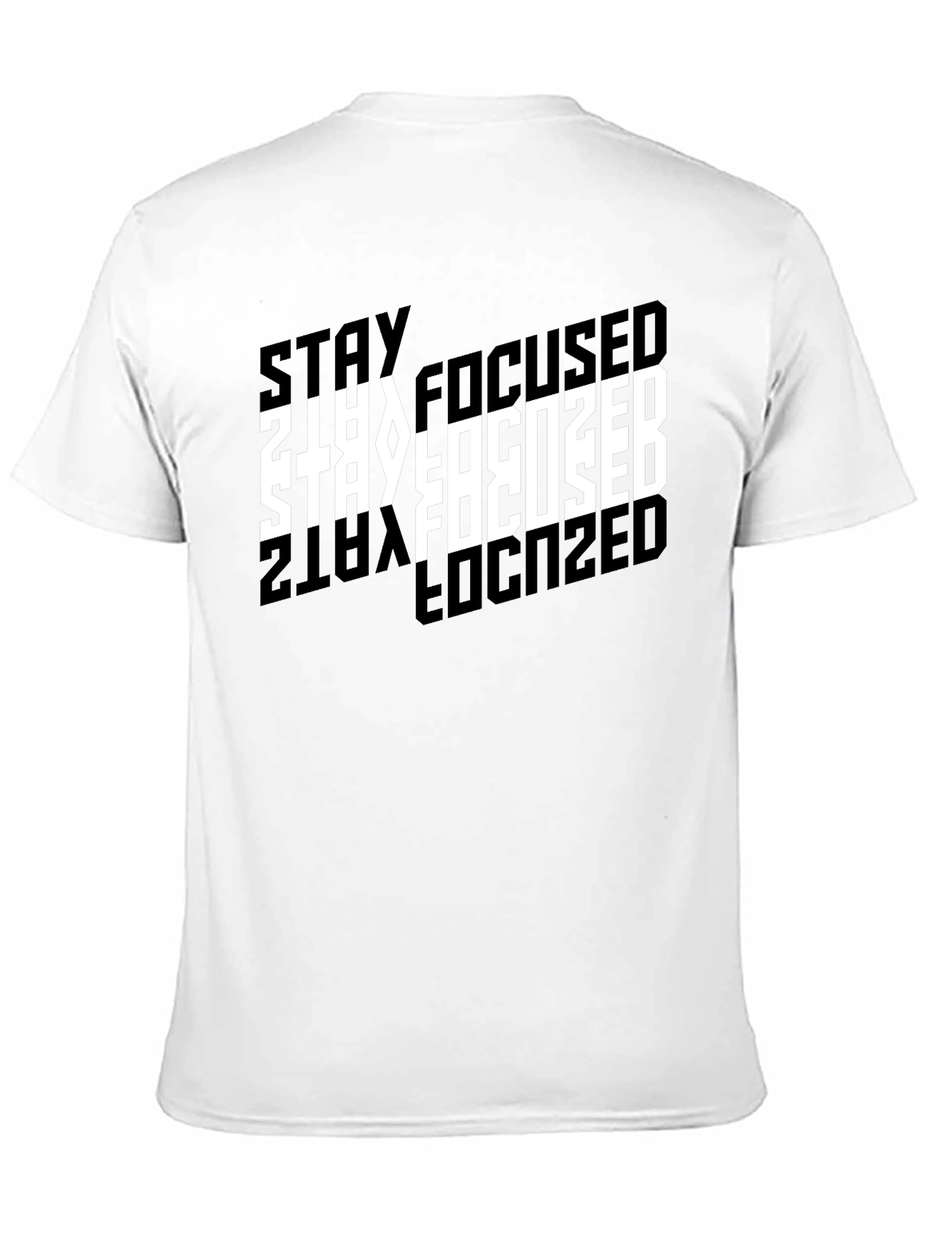 Stay Focused Black T-Shirt