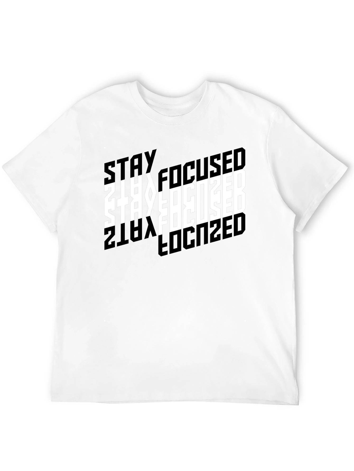 Stay Focused Black T-Shirt