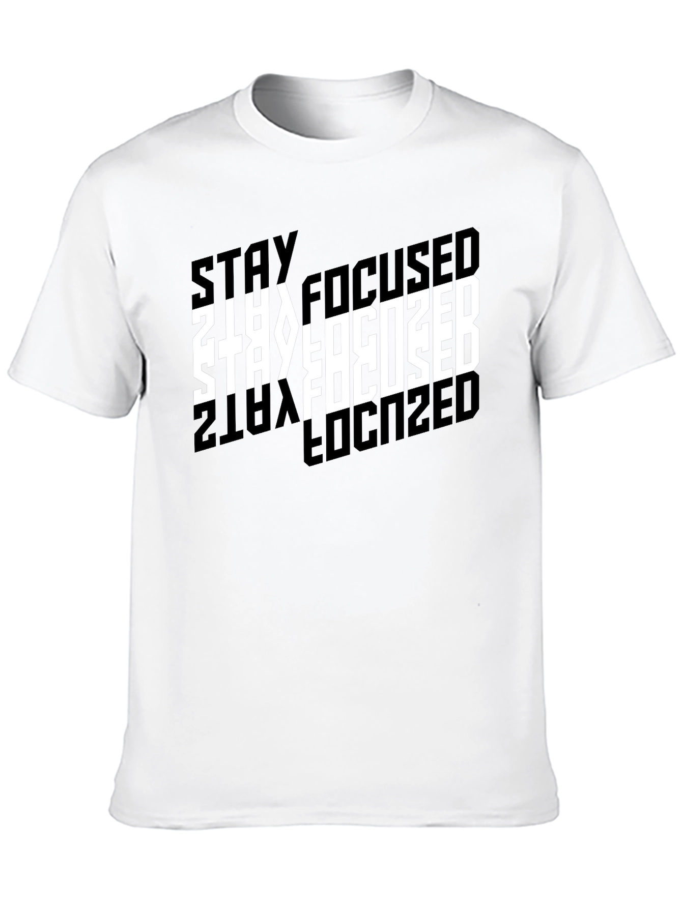 Stay Focused Black T-Shirt