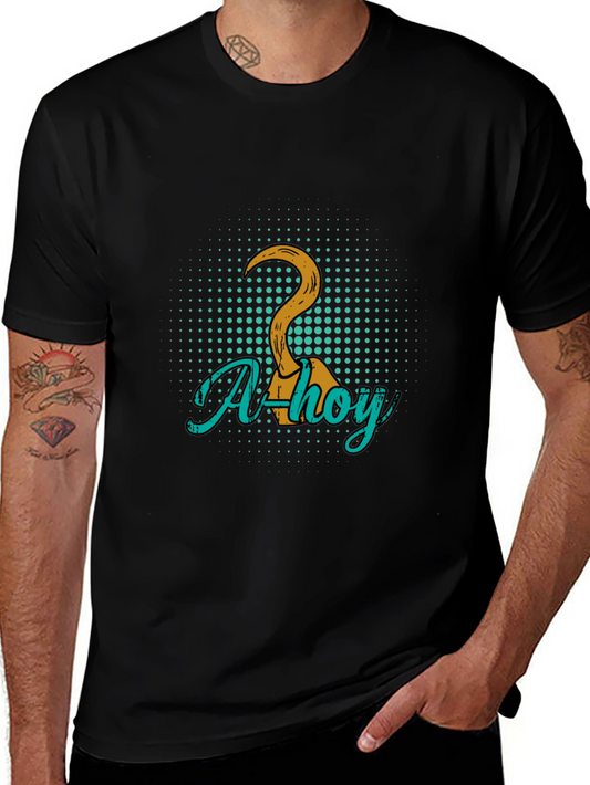 Ahoy Pirate Hook Graphic Tee