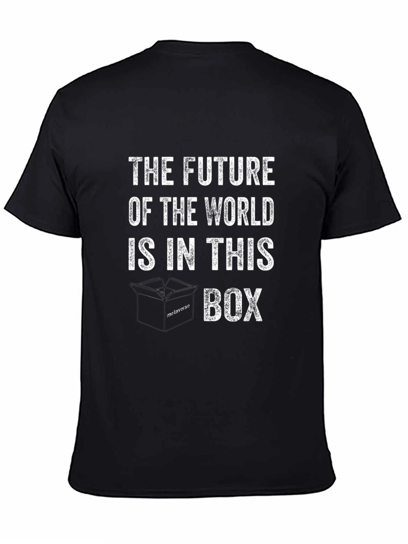 Future World Metaverse Box Graphic T-Shirt