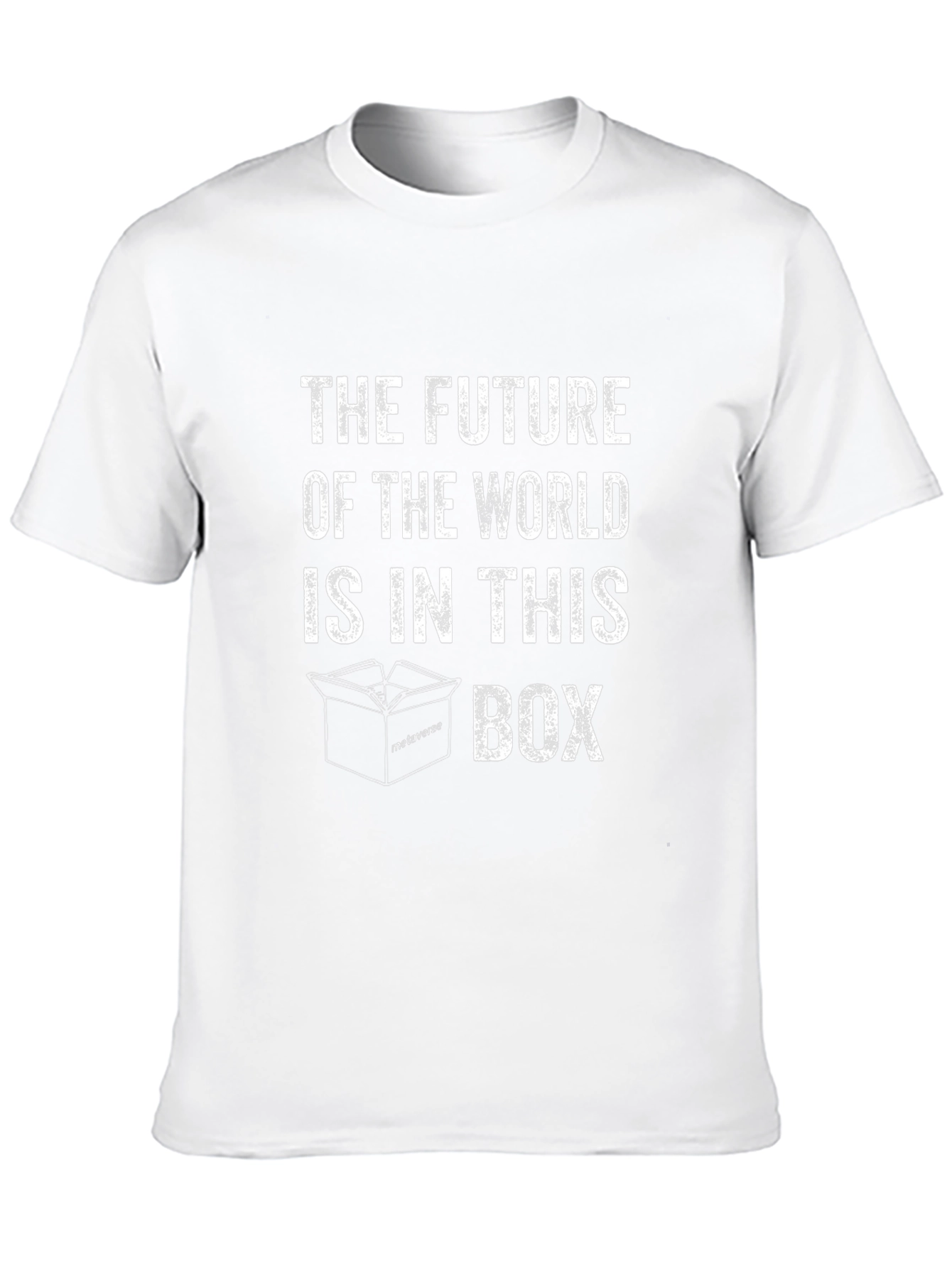 Future World Metaverse Box Graphic T-Shirt