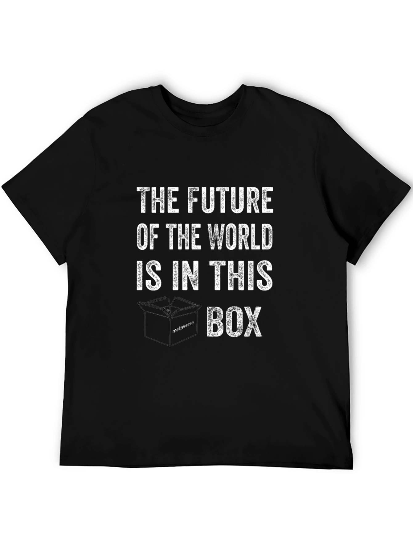 Future World Metaverse Box Graphic T-Shirt