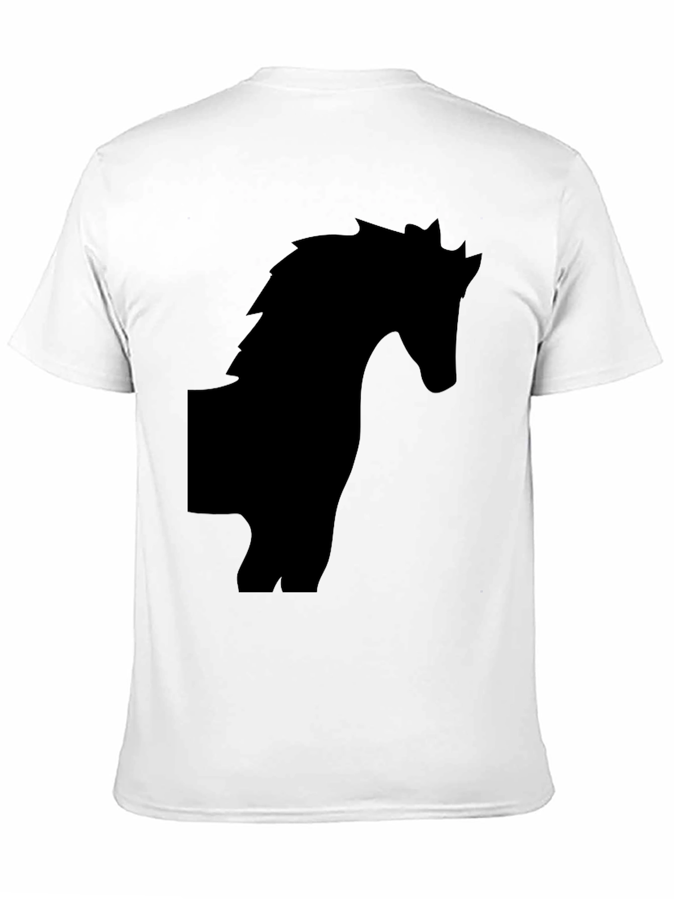Black Horse Silhouette T-Shirt