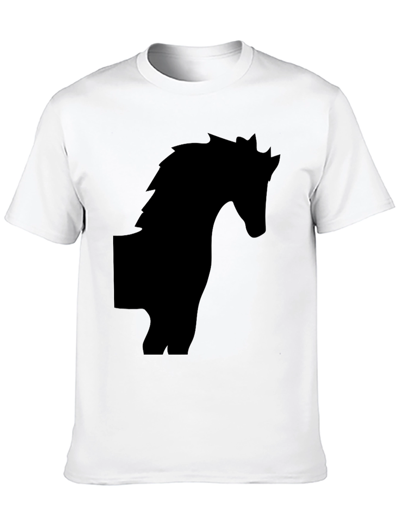 Black Horse Silhouette T-Shirt