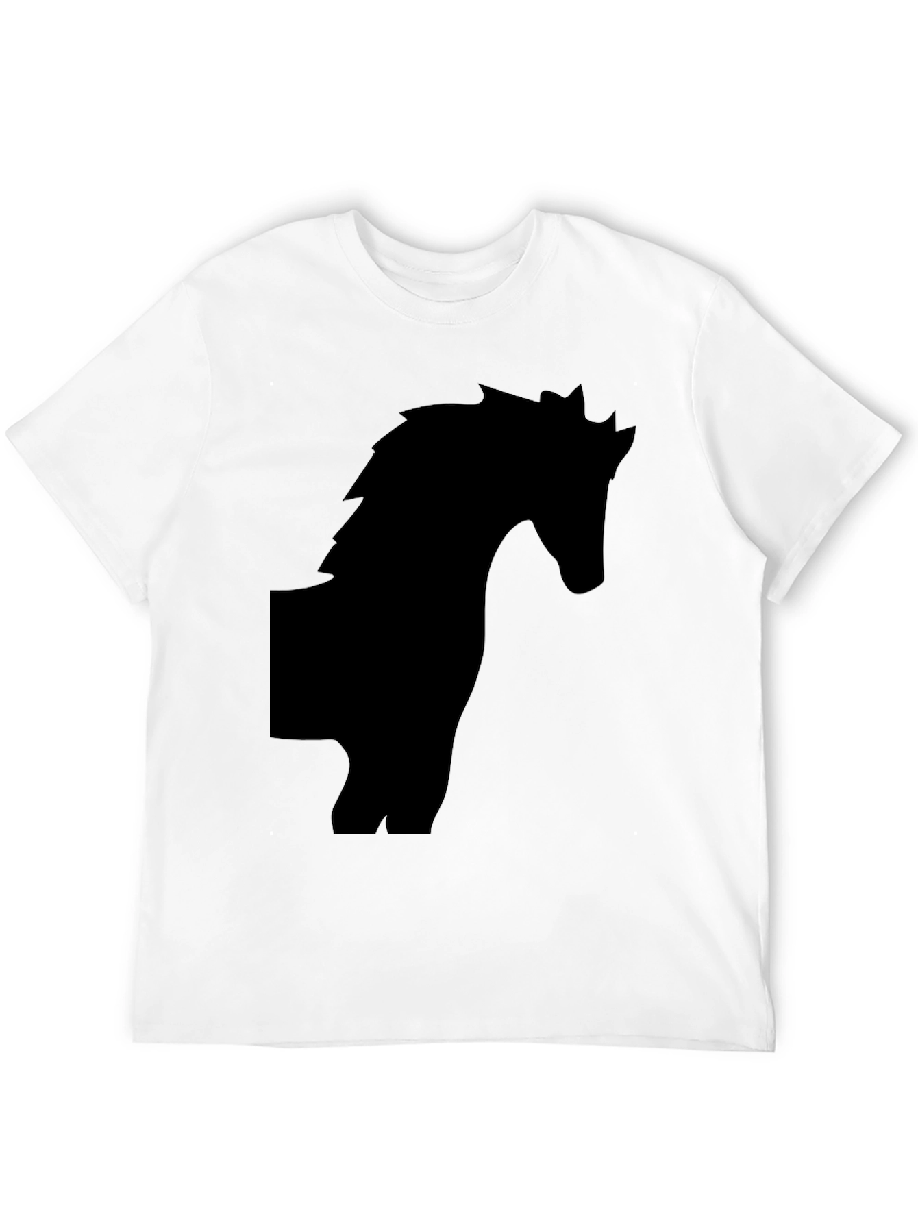 Black Horse Silhouette T-Shirt