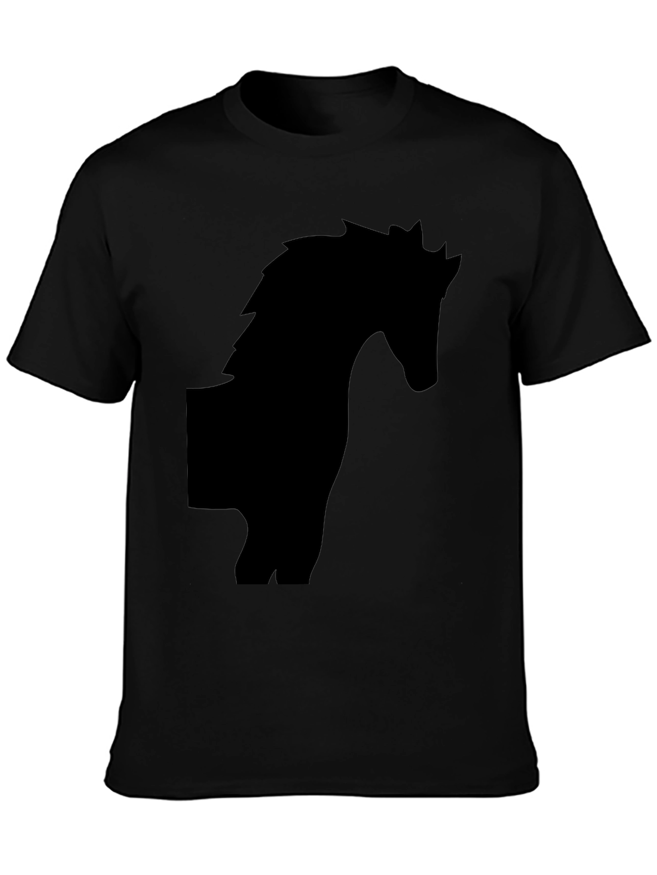 Black Horse Silhouette T-Shirt
