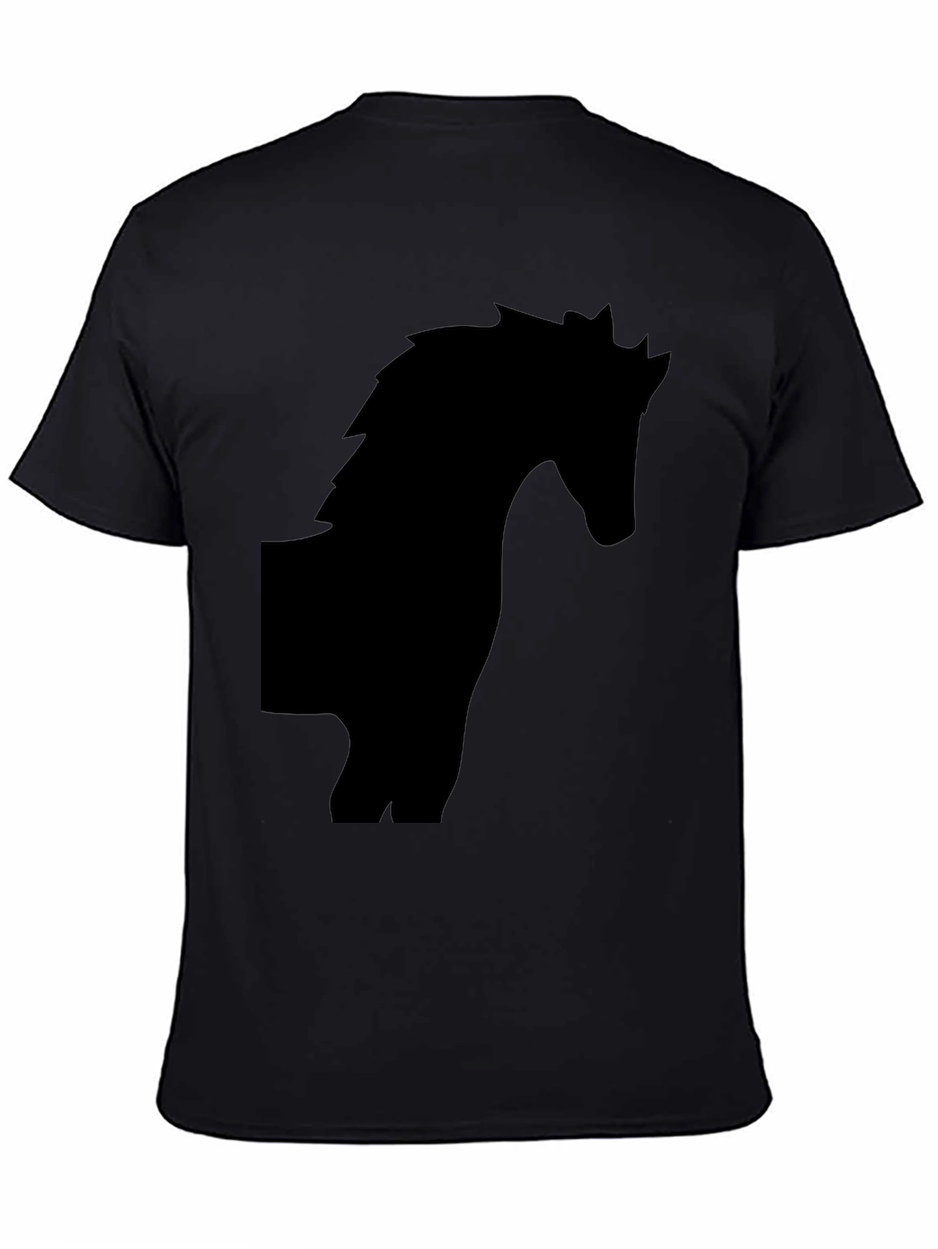 Black Horse Silhouette T-Shirt
