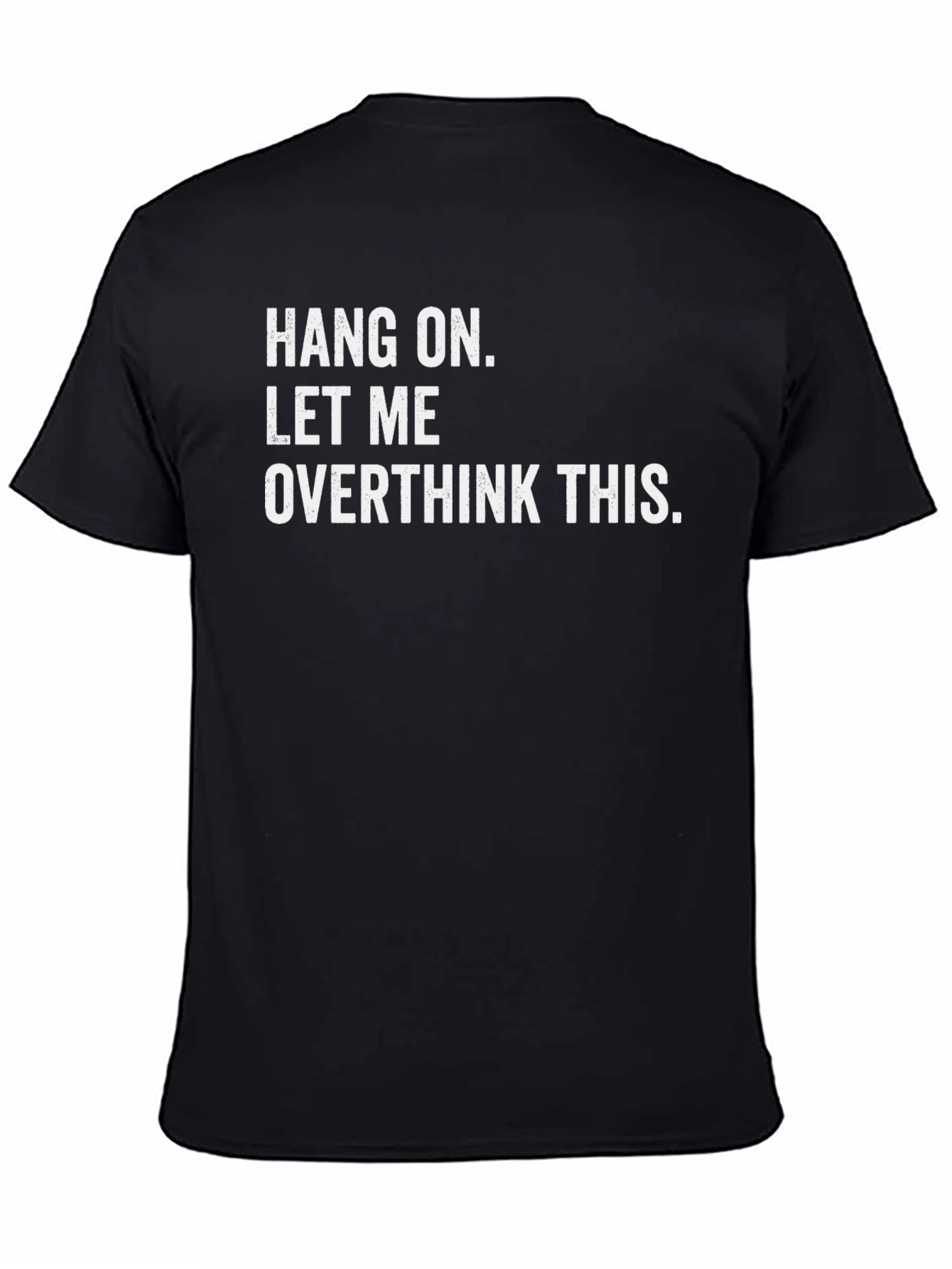 Overthink This Black Graphic Tee