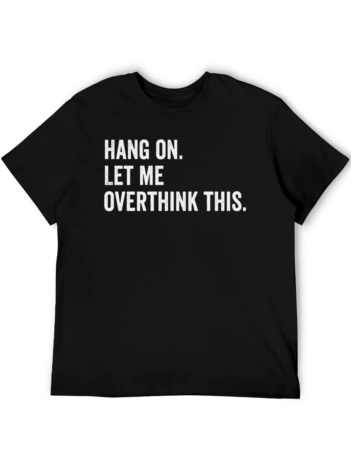 Overthink This Black Graphic Tee