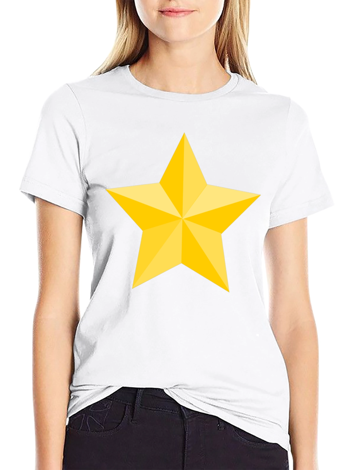 Bold Star Graphic Black T-Shirt