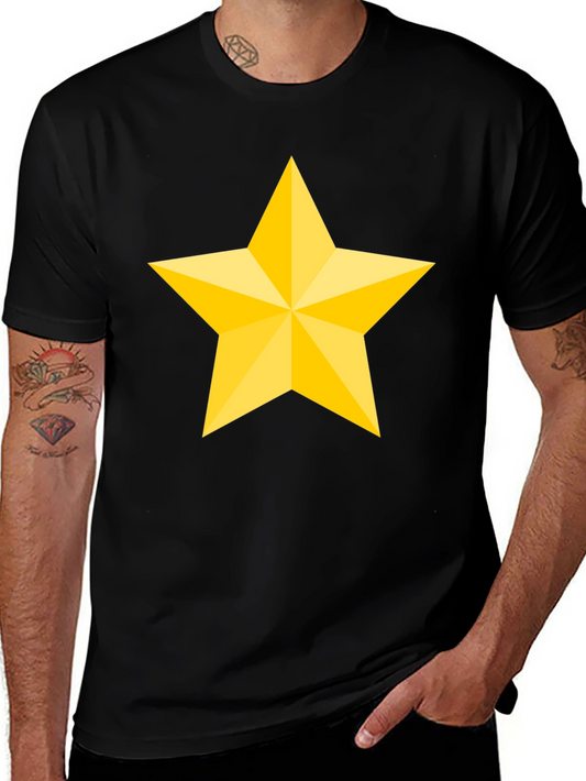 Bold Star Graphic Black T-Shirt