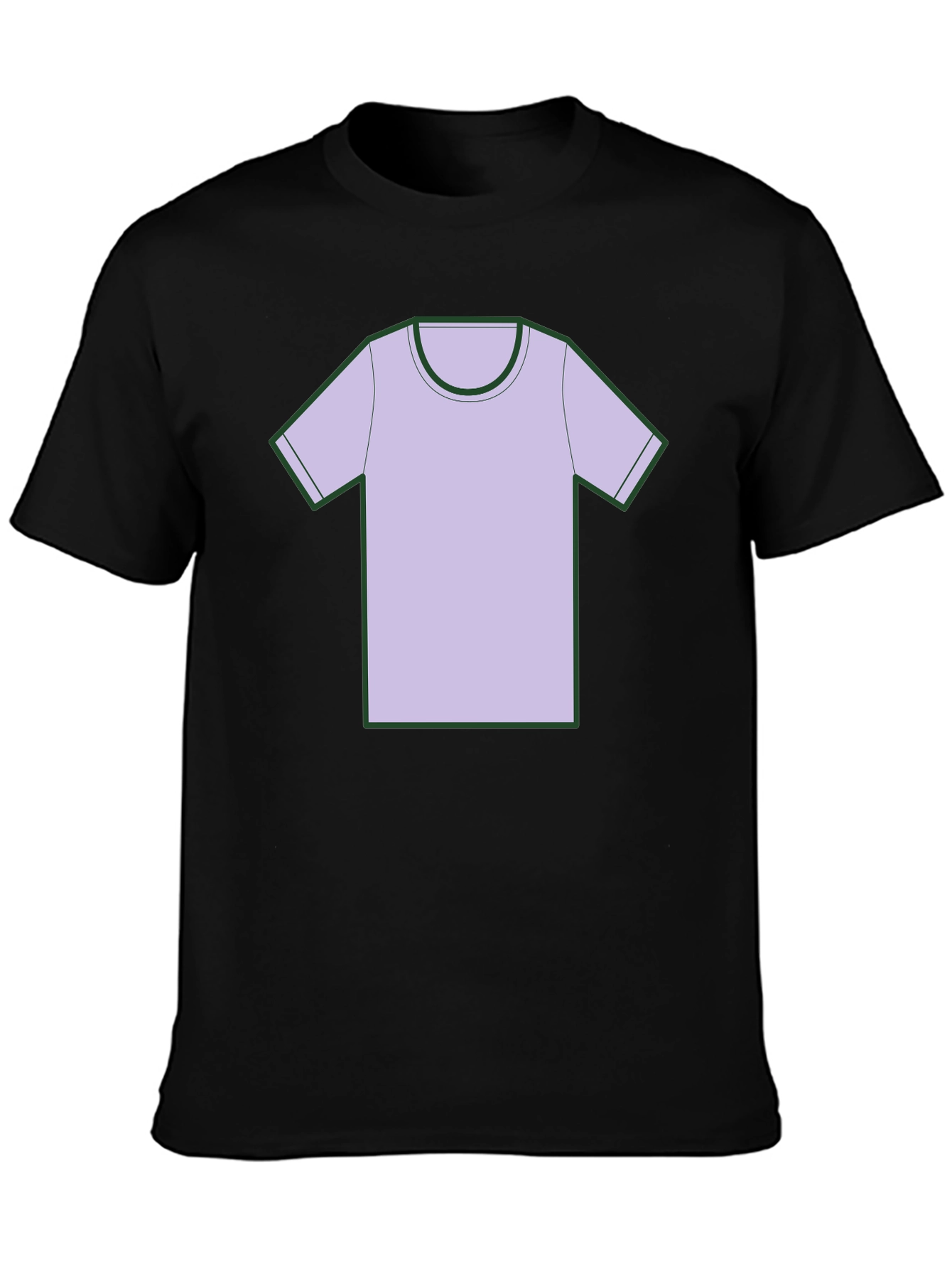 Black T-Shirt with Graphic Tee Design