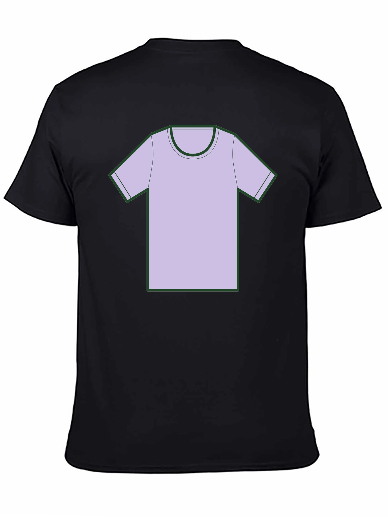 Black T-Shirt with Graphic Tee Design