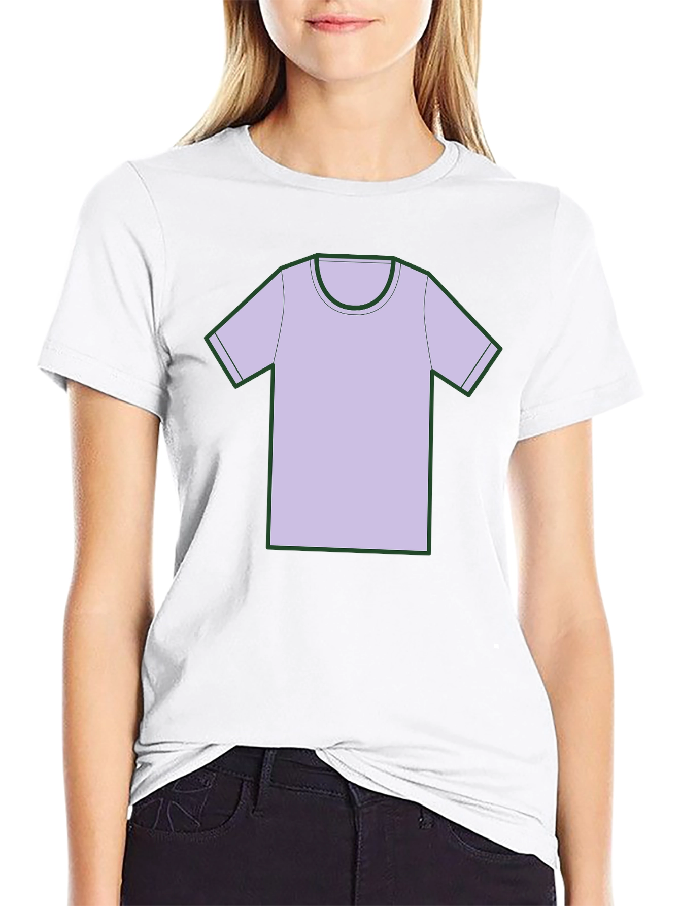 Black T-Shirt with Graphic Tee Design