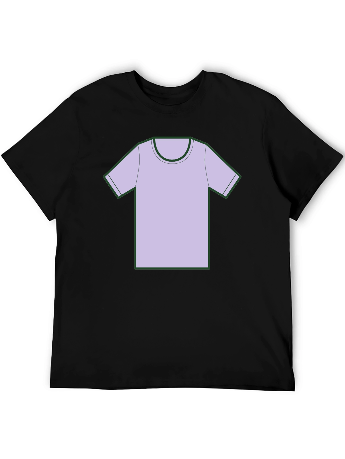 Black T-Shirt with Graphic Tee Design