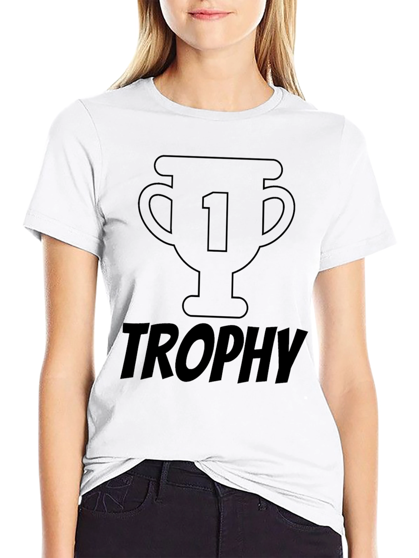 Trophy Number One Black T-Shirt