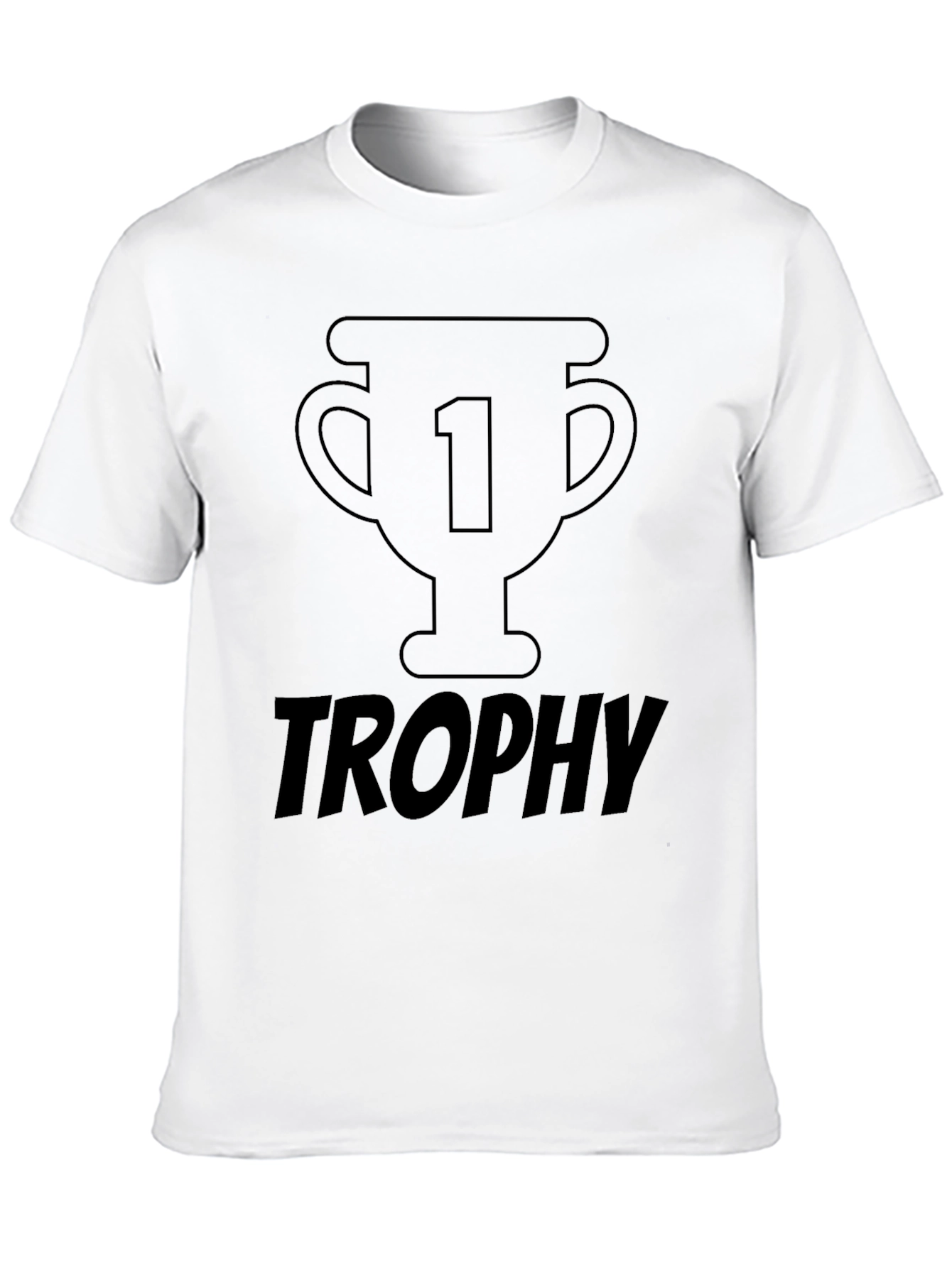 Trophy Number One Black T-Shirt