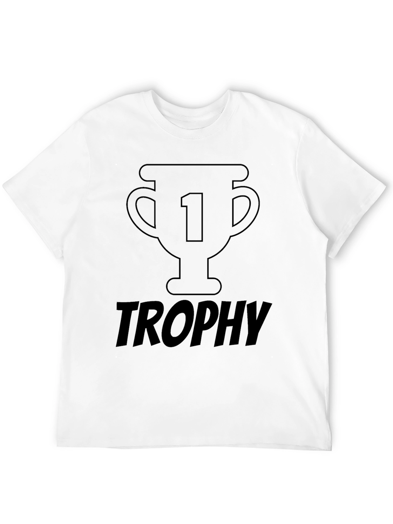 Trophy Number One Black T-Shirt