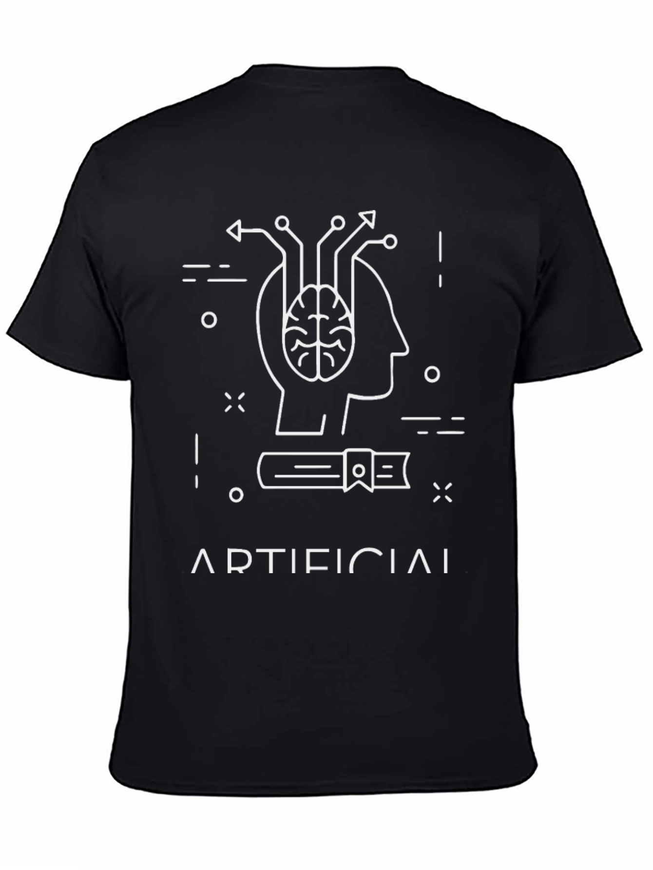 Artificial Intelligence Graphic Tee - Black