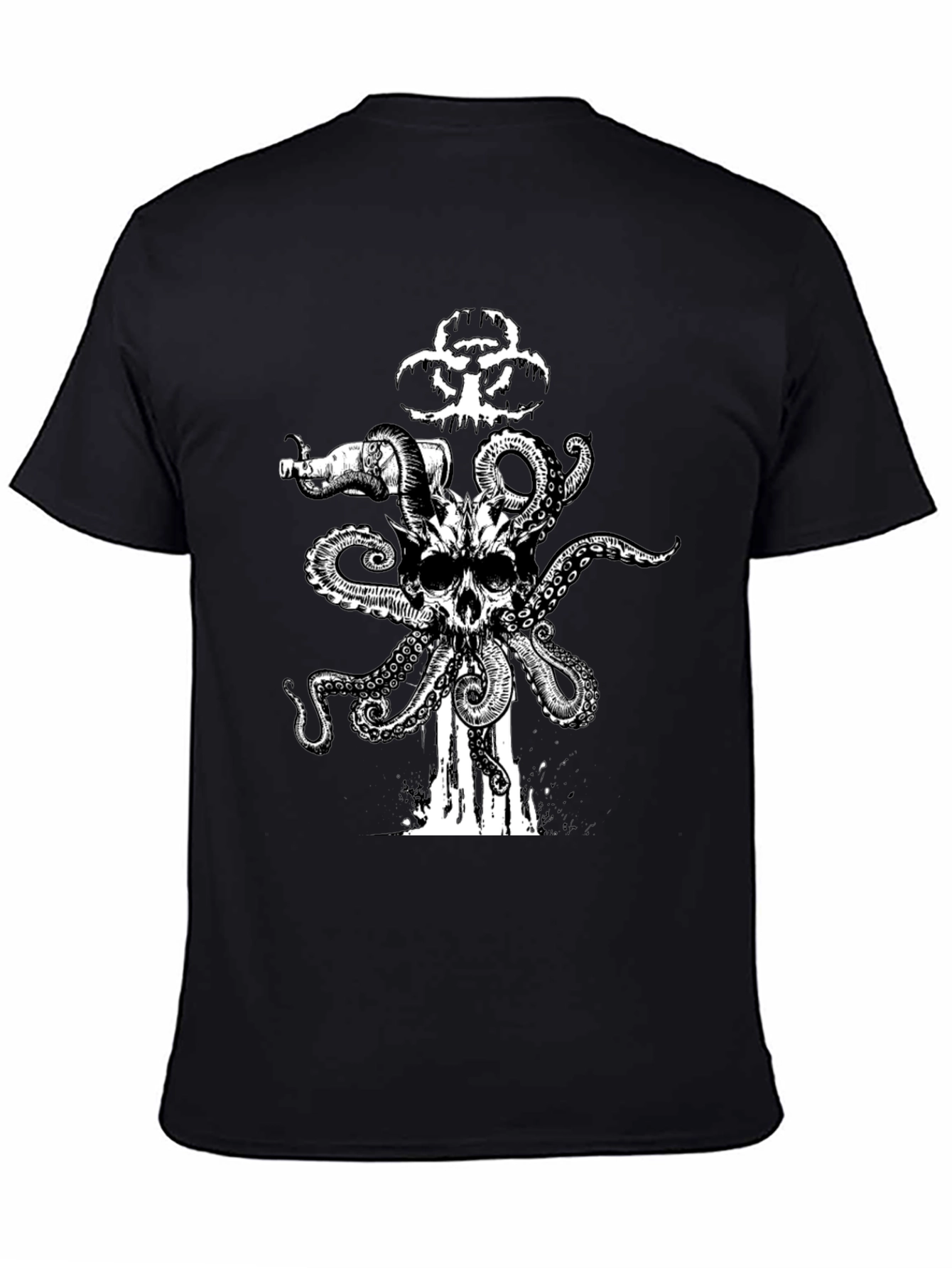 Skull Octopus Biohazard T-Shirt