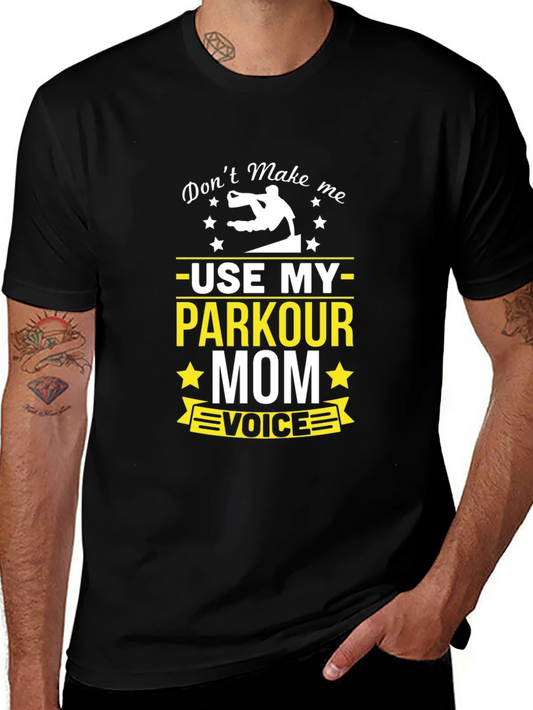 Parkour Mom Graphic Tee - Funny Mothers Day T-Shirt