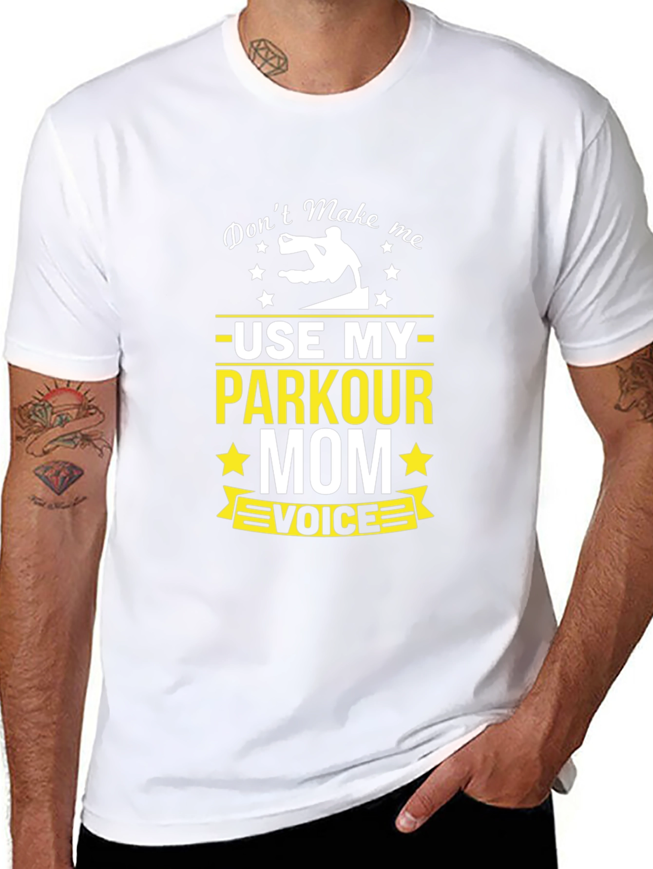 Parkour Mom Graphic Tee - Funny Mothers Day T-Shirt