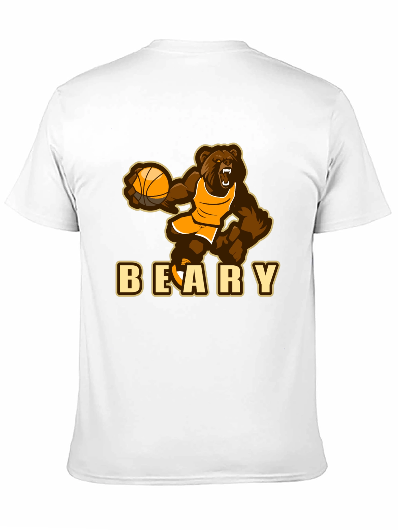 Beary Basketball T-Shirt - Funny Sports Tee