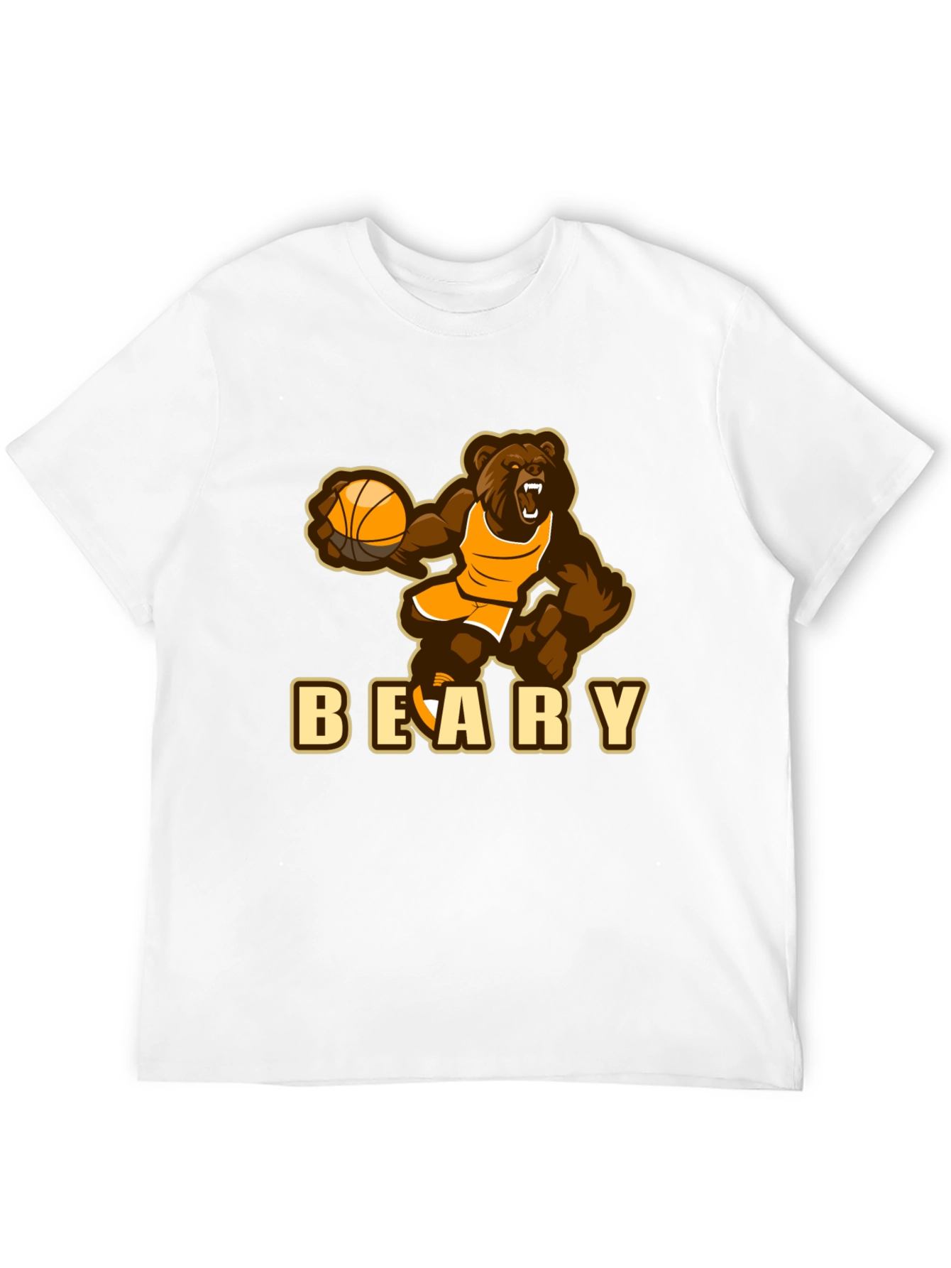 Beary Basketball T-Shirt - Funny Sports Tee
