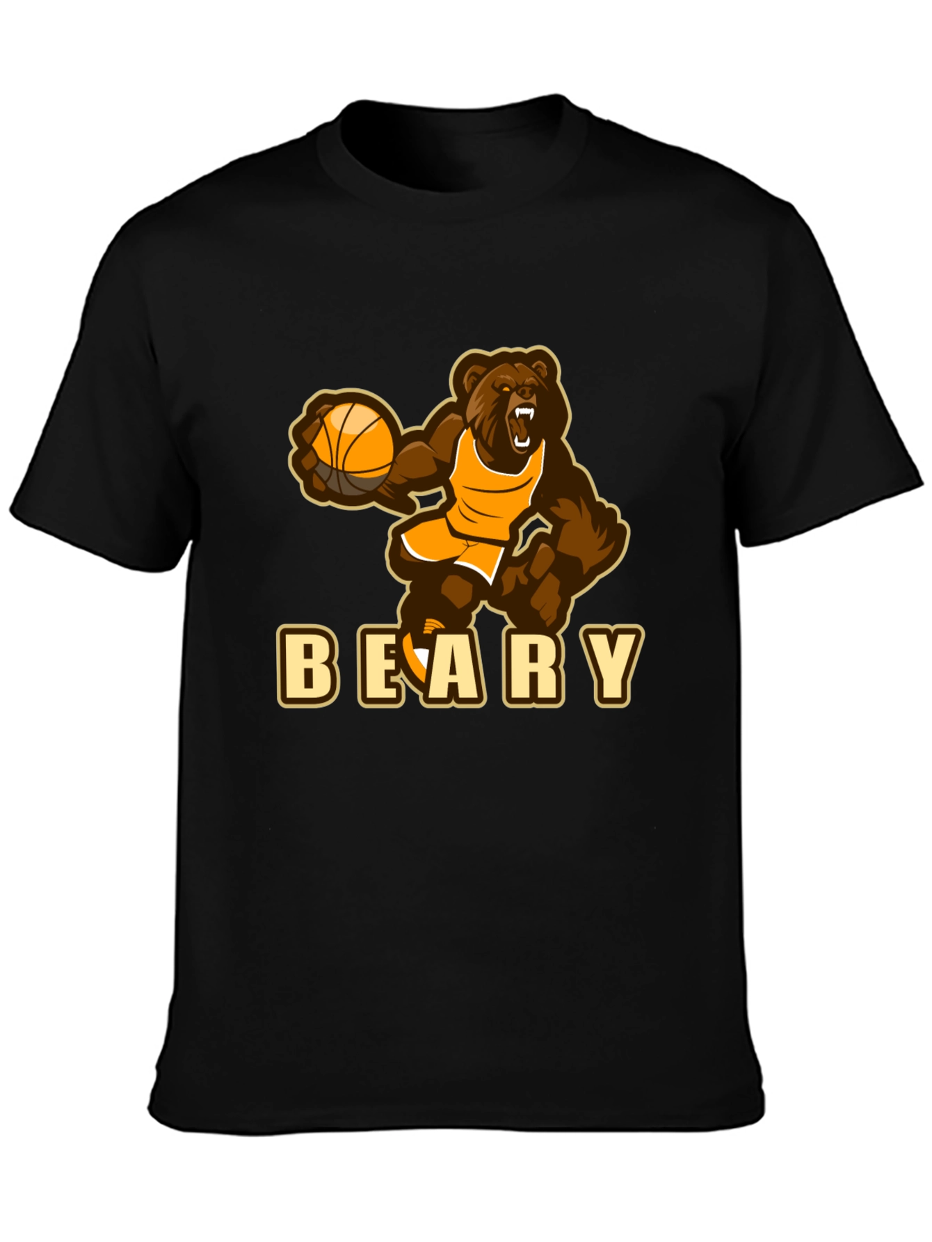 Beary Basketball T-Shirt - Funny Sports Tee