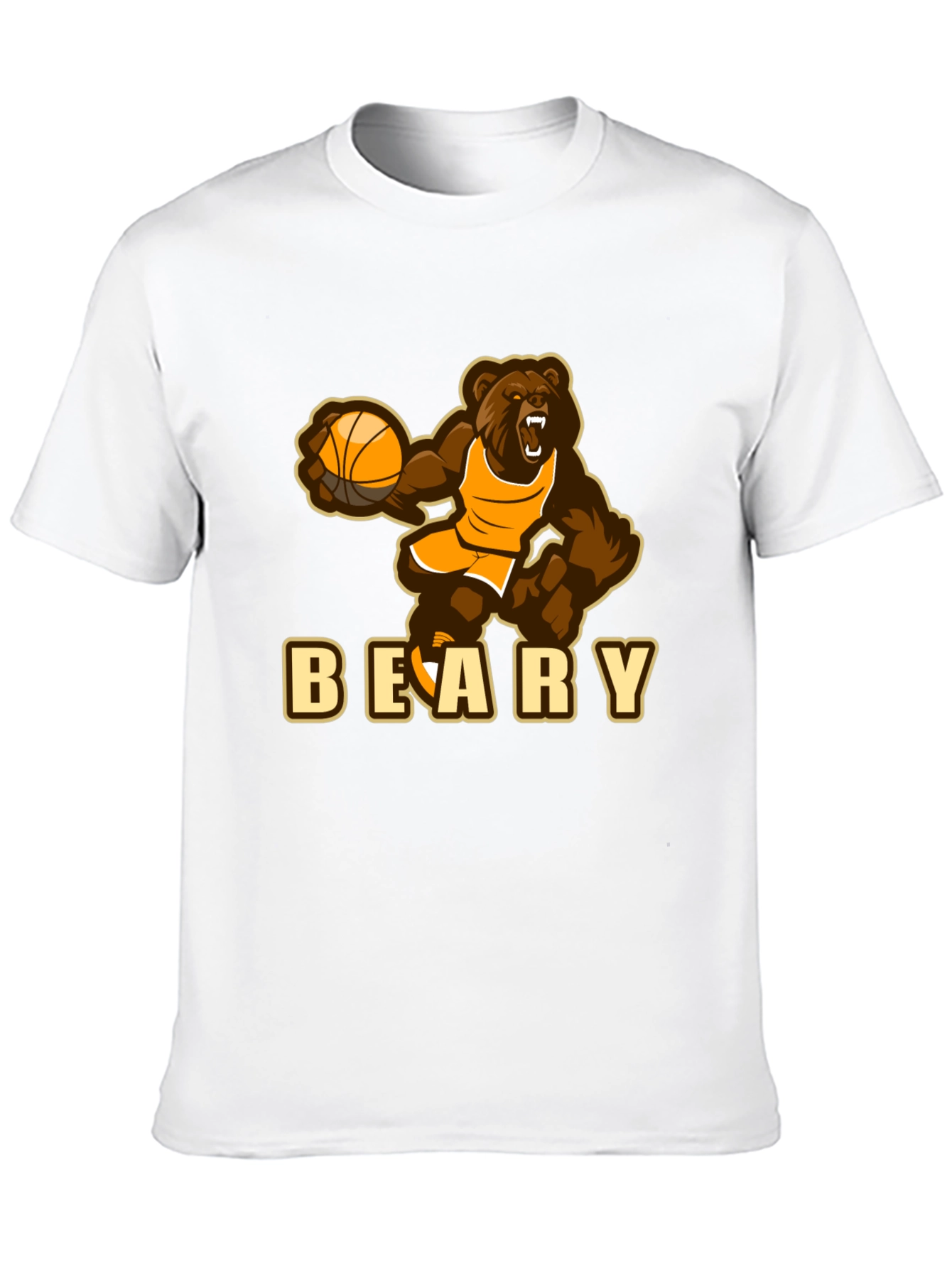 Beary Basketball T-Shirt - Funny Sports Tee