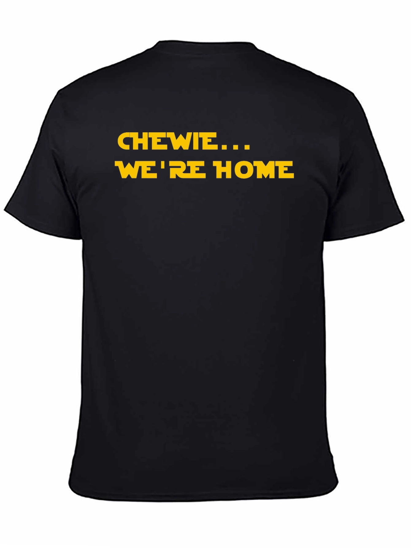 Chewie Were Home Black T-Shirt