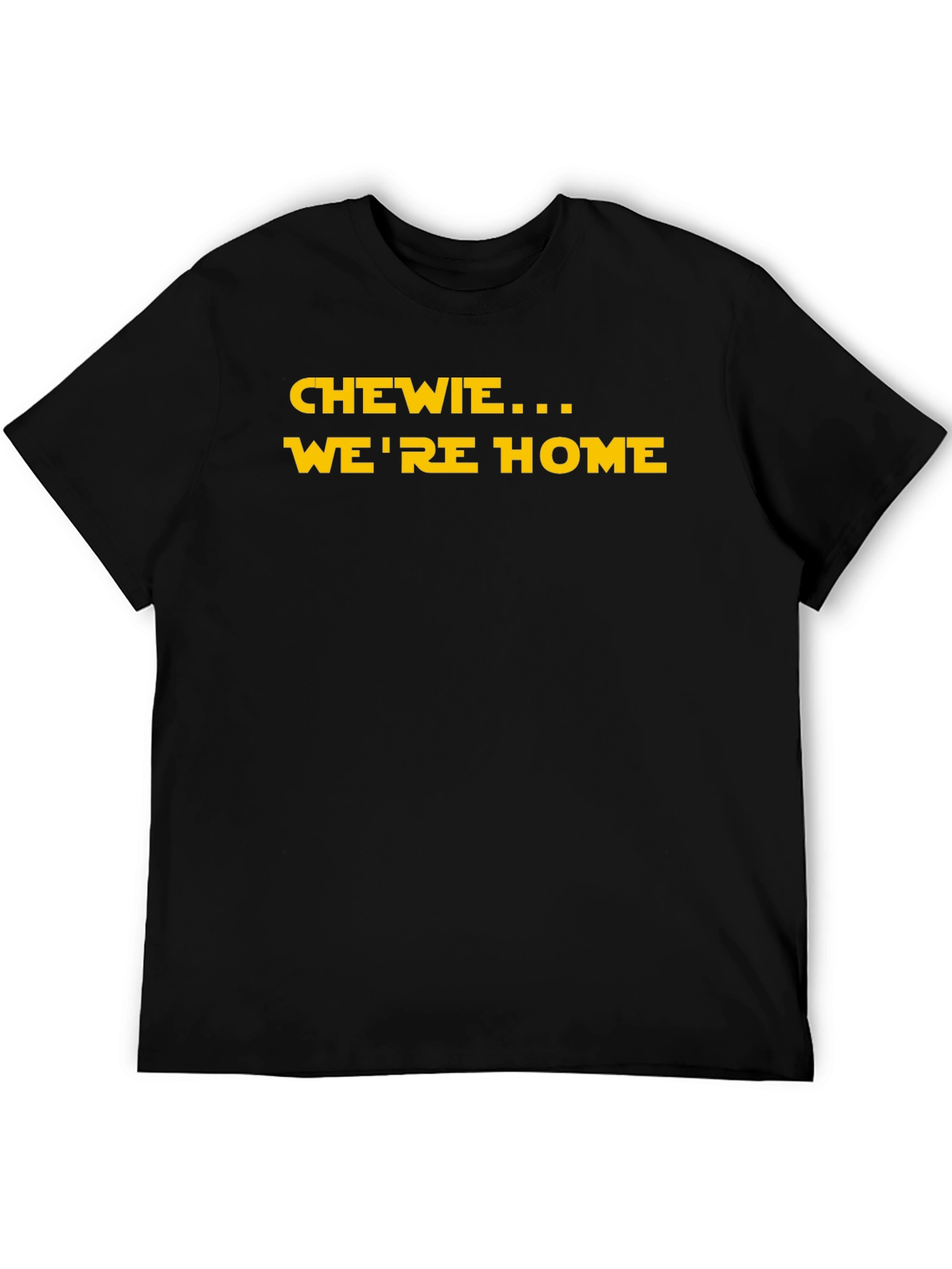 Chewie Were Home Black T-Shirt